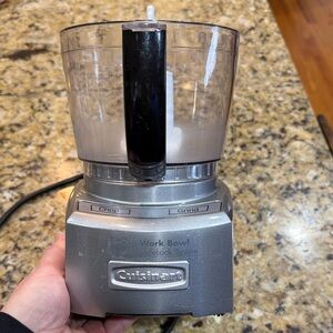 Cuisinart Silver and Black Food Processor